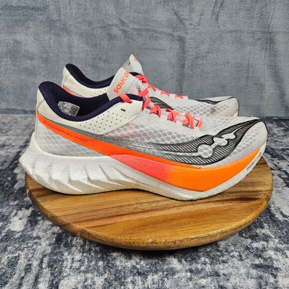 Saucony Endorphin Pro 4 Men\'s White Orange Running Shoes S20939-129 Size 10 main image 13